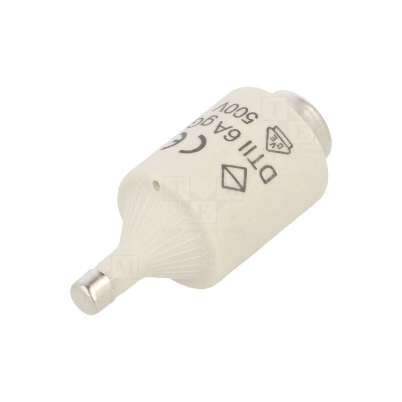 Siguranță fuzibilă gG 6A 500VAC DII | Electronic-mag.ro | Componente Electronice