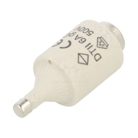 Siguranță fuzibilă gG 6A 500VAC DII | Electronic-mag.ro | Componente Electronice