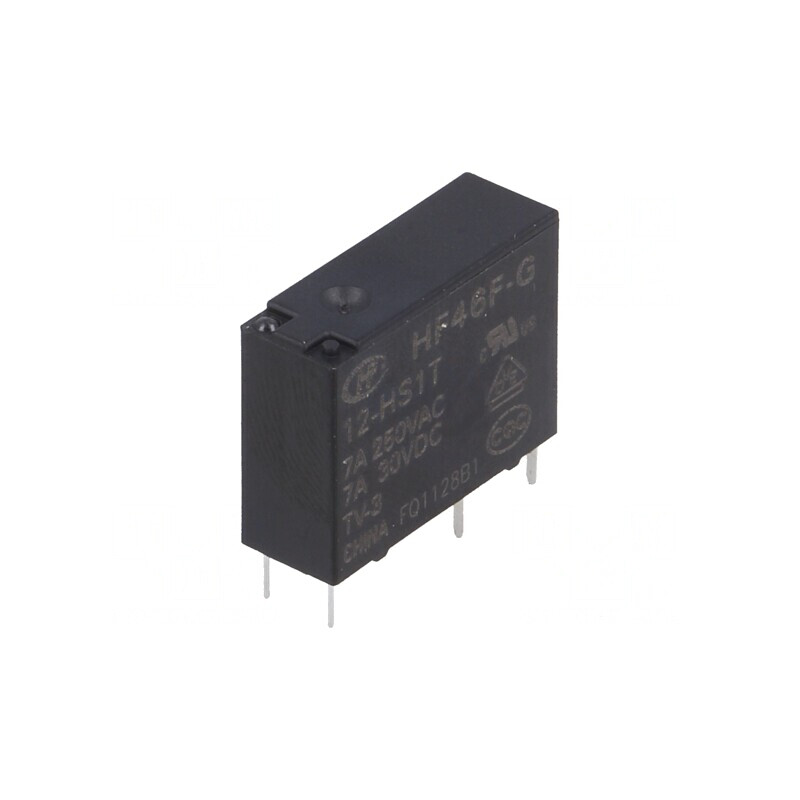 Releu electromagnetic SPST-NO 12VDC 10A | Electronic-mag.ro | Componente Electronice