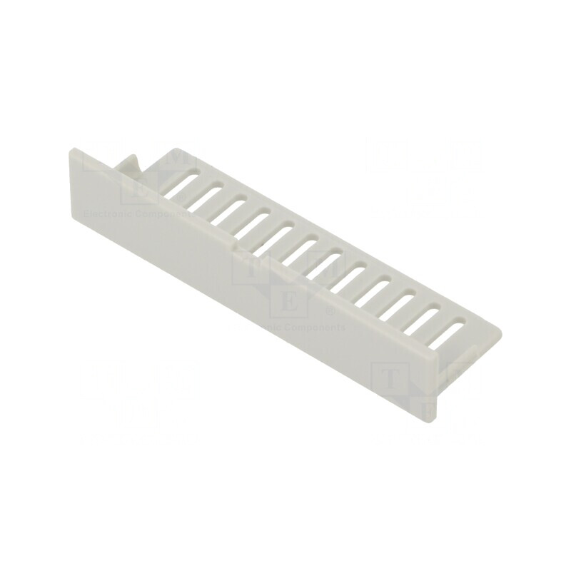 Capac de protecție ventilat gri pentru carcase | Electronic-mag.ro | Componente Electronice