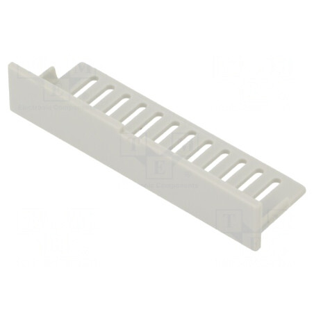 Capac de protecție ventilat gri pentru carcase | Electronic-mag.ro | Componente Electronice
