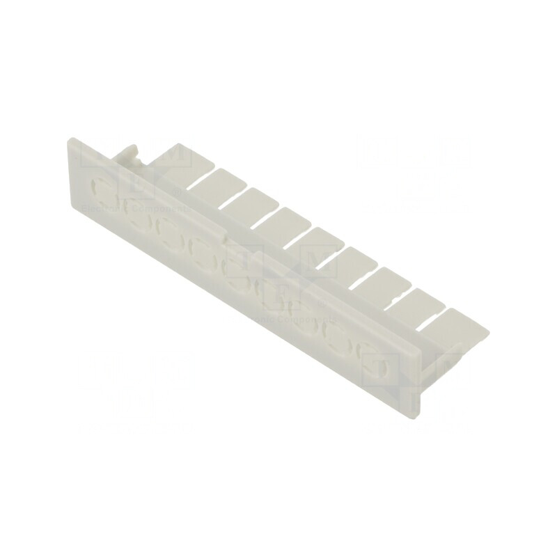 Capac Borne Gri pentru Carcase HM-1597DIN6/9GY | Electronic-mag.ro | Componente Electronice Capac Borne Gri pentru Carcase HM-1597DIN6/9GY | Electronic-mag.ro | Componente Electronice