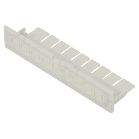 Capac Borne Gri pentru Carcase HM-1597DIN6/9GY | Electronic-mag.ro | Componente Electronice
