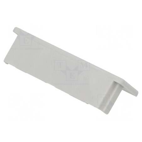Capac Borne Carcase Gri 2/4 Module | Electronic-mag.ro | Componente Electronice