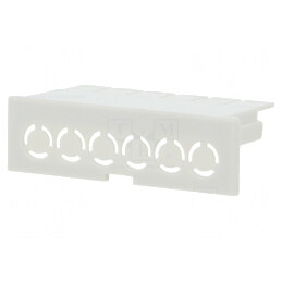 Capac Borne Gri pentru Carcase HM-1597DIN2 și HM-1597DIN4 | Electronic-mag.ro | Componente Electronice