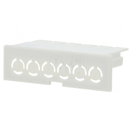 Capac Borne Gri pentru Carcase HM-1597DIN2 și HM-1597DIN4 | Electronic-mag.ro | Componente Electronice