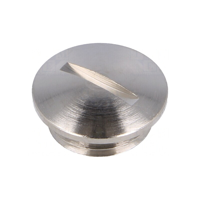Capac de protecție PG16 IP54 nichel alamă | Electronic-mag.ro | Componente Electronice