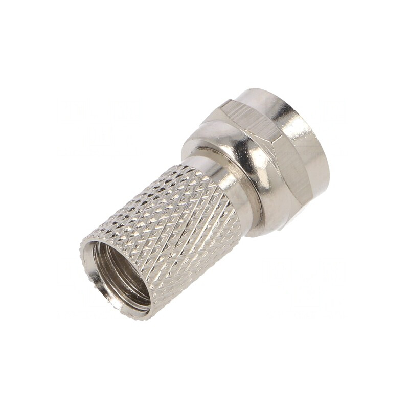 Mufă F Tată Drept RG6 6.5mm Înşurubată | Electronic-mag.ro | Componente Electronice