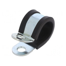 Clipsuri Oțel cu Protecție EPDM 25mm | Electronic-mag.ro | Componente Electronice