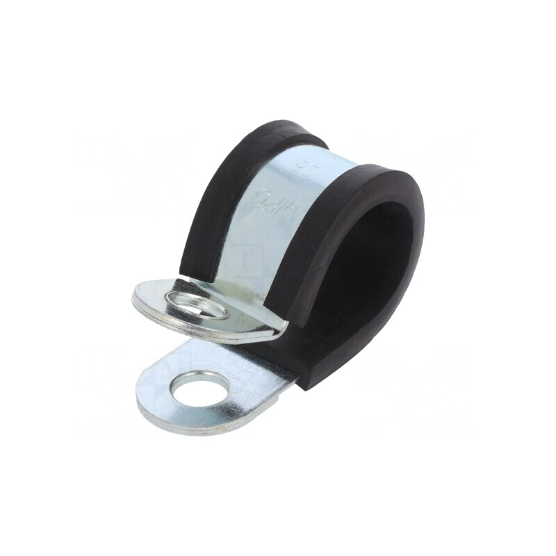 Clipsuri Oțel cu Protecție EPDM 25mm | Electronic-mag.ro | Componente Electronice