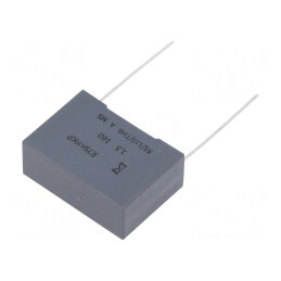 Condensator cu Polipropilenă 1.5uF THT ±5% | Electronic-mag.ro | Componente Electronice