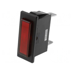 Lampă de control cu neon roșie 230V | Electronic-mag.ro | Componente Electronice