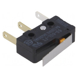 Microîntrerupător 5A/250VAC cu Manetă SPDT | Electronic-mag.ro | Componente Electronice