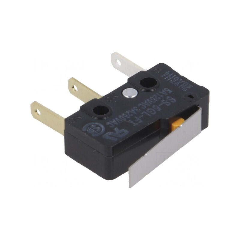 Microîntrerupător 5A/250VAC cu Manetă SPDT | Electronic-mag.ro | Componente Electronice