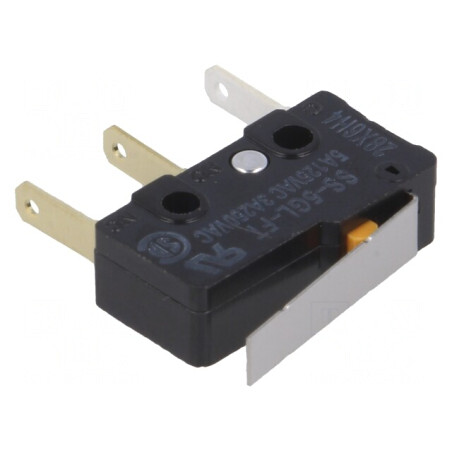 Microîntrerupător 5A/250VAC cu Manetă SPDT | Electronic-mag.ro | Componente Electronice