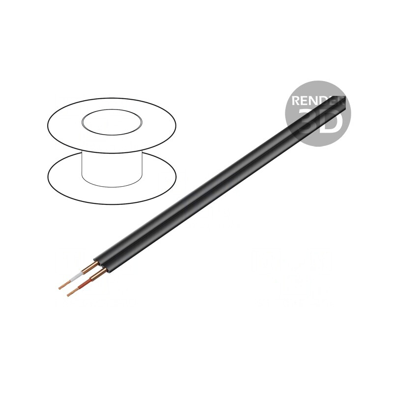 Cablu microfon negru OFC 2x0,12mm2 | Electronic-mag.ro | Componente Electronice Cablu microfon negru OFC 2x0,12mm2 | Electronic-mag.ro | Componente Electronice