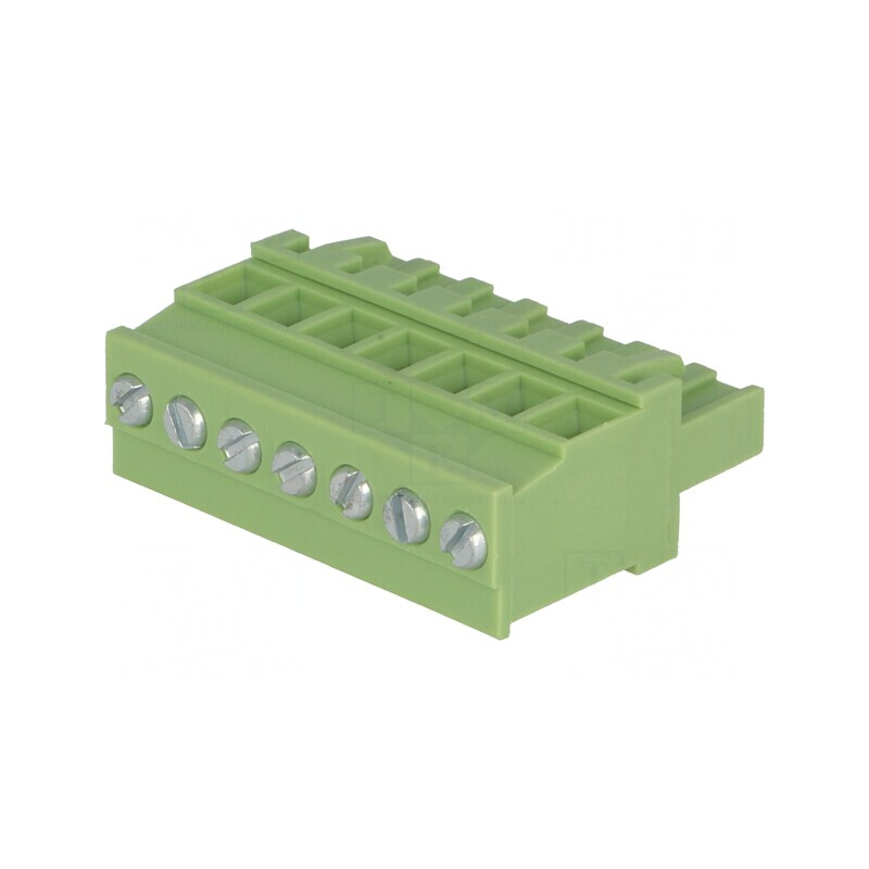 Regletă de Conexiuni 7 Piste 90° 5mm | Electronic-mag.ro | Componente Electronice