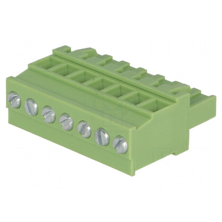 Regletă de Conexiuni 7 Piste 90° 5mm | Electronic-mag.ro | Componente Electronice