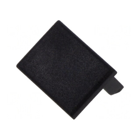 Obturator Negru pentru Profil LED PDS-4-PLUS | Electronic-mag.ro | Componente Electronice