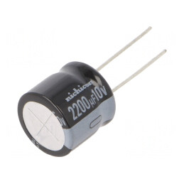 Condensator Electrolitic Low ESR THT 2200uF 10V 16x15mm | Electronic-mag.ro | Componente Electronice