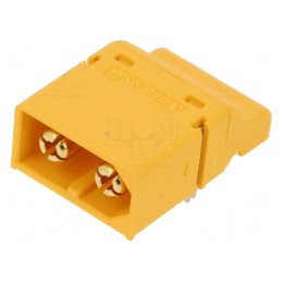 Soclu Alimentare DC XT60 PCB SMT Galben | Electronic-mag.ro | Componente Electronice