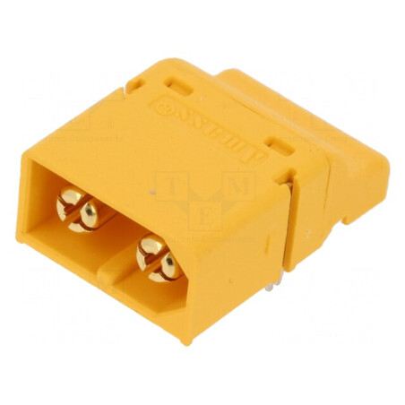 Soclu Alimentare DC XT60 PCB SMT Galben | Electronic-mag.ro | Componente Electronice