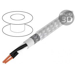 Cablu BiT 500 CY 2x0,5mm2 Ecranat Cupru Cositorit | Electronic-mag.ro | Componente Electronice