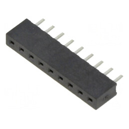 Soclu pini mamă 2mm 9 PIN THT pentru PCB 2A cositorit | Electronic-mag.ro | Componente Electronice