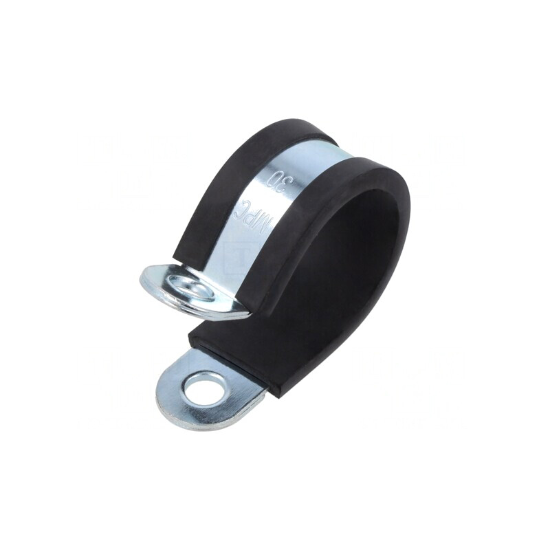 Clipsuri oțel cu protecție EPDM 30mm x 20mm | Electronic-mag.ro | Componente Electronice