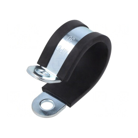Clipsuri oțel cu protecție EPDM 30mm x 20mm | Electronic-mag.ro | Componente Electronice