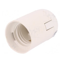 Dulie Bec E27 Albă Termoplast 62mm | Electronic-mag.ro | Componente Electronice