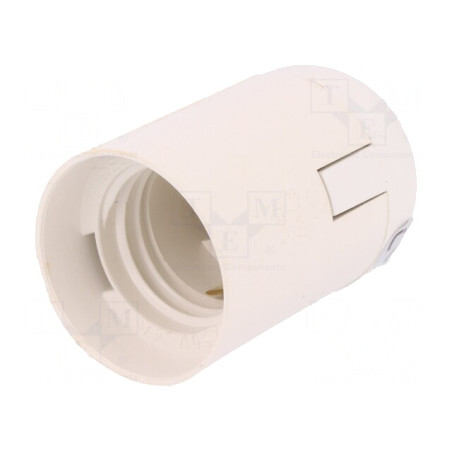 Dulie Bec E27 Albă Termoplast 62mm | Electronic-mag.ro | Componente Electronice