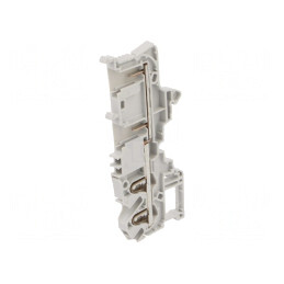 Conector Îmbinare Șine 0,2-2,5mm² 4 Borne Gri SNK | Electronic-mag.ro | Componente Electronice