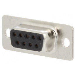 Conector D-Sub 9 PIN Mamă cu Cablu Lipire Aurit 3A | Electronic-mag.ro | Componente Electronice