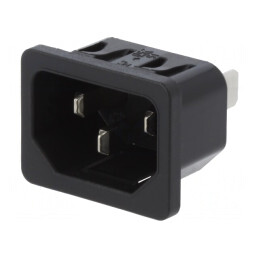 Conector Alimentare AC 10A 250V IEC 60320 | Electronic-mag.ro | Componente Electronice