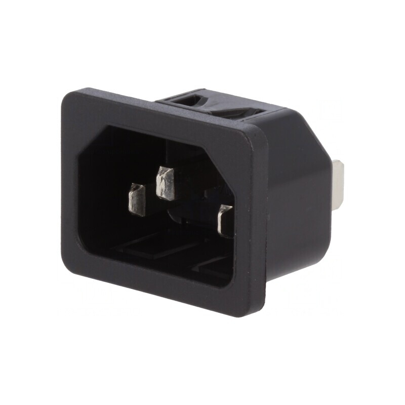 Conector Alimentare AC Soclu Tată 10A 250VAC | Electronic-mag.ro | Componente Electronice Conector Alimentare AC Soclu Tată 10A 250VAC | Electronic-mag.ro | Componente Electronice