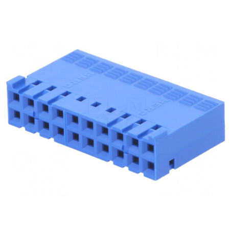 Mufă cablu-placă mamă Dubox 2,54mm 20 pini fără contacte | Electronic-mag.ro | Componente Electronice
