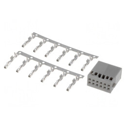 Kit mufă Quadlock 12 PIN VW 2011 Albă | Electronic-mag.ro | Componente Electronice