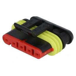 Conector cablu-cablu Superseal 1.5 mamă 5 pini 40-125°C | Electronic-mag.ro | Componente Electronice
