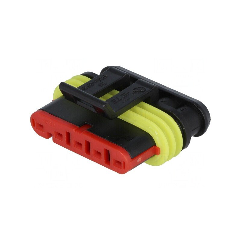 Conector cablu-cablu Superseal 1.5 mamă 5 pini 40-125°C | Electronic-mag.ro | Componente Electronice Conector cablu-cablu Superseal 1.5 mamă 5 pini 40-125°C | Electronic-mag.ro | Componente Electronice