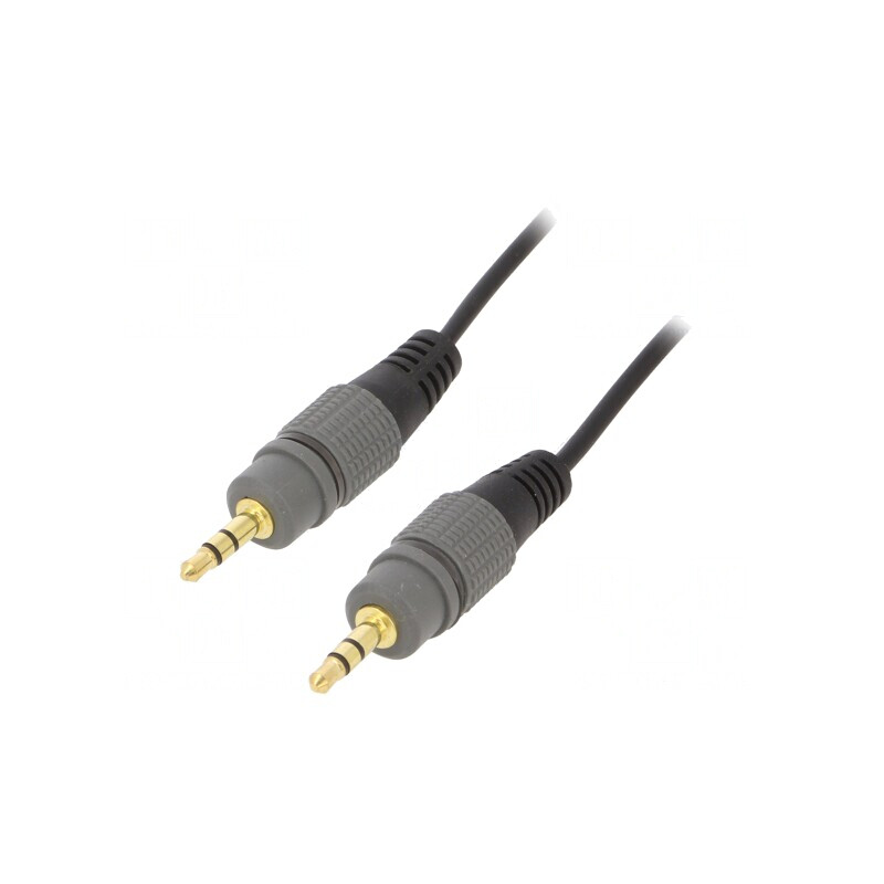 Cablu Audio Jack 3.5mm 1.5m Negru | Electronic-mag.ro | Componente Electronice