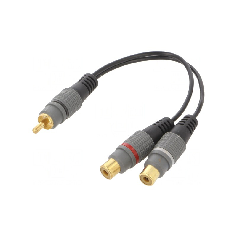 Cablu RCA x2 Aurit Negru 0.2m | Electronic-mag.ro | Componente Electronice Cablu RCA x2 Aurit Negru 0.2m | Electronic-mag.ro | Componente Electronice
