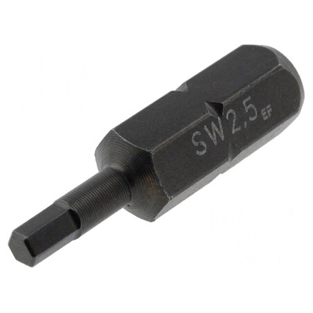 Capăt șurubelniță imbus HEX 2,5mm 25mm | Electronic-mag.ro | Componente Electronice