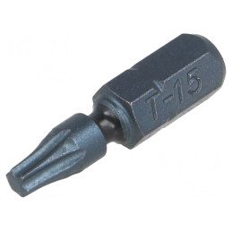 Bit Șurubelniță Torx TX15 25mm | Electronic-mag.ro | Componente Electronice