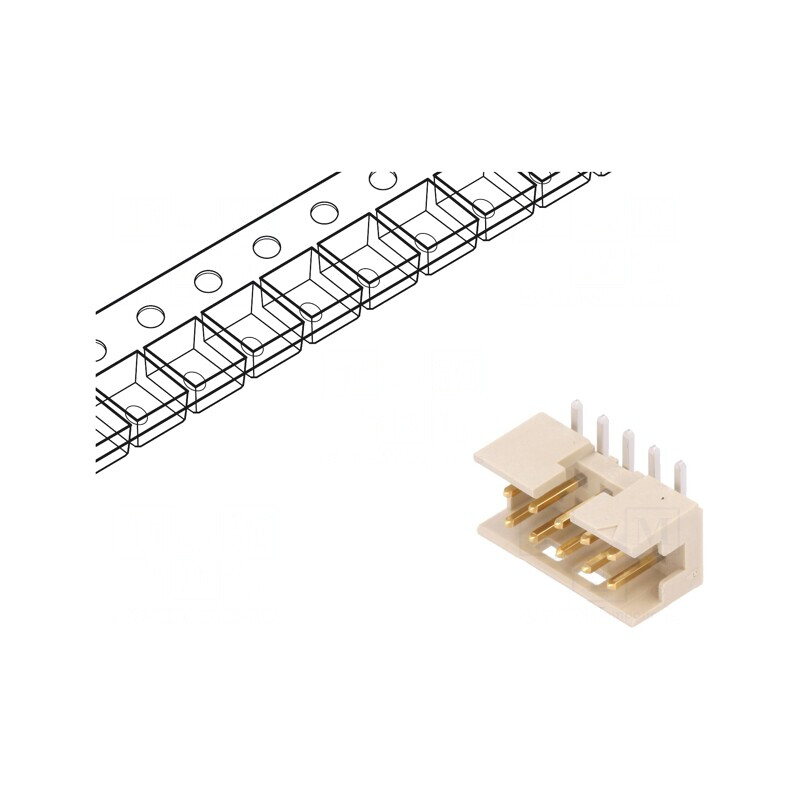 Conector PCB Minitek 2mm 10 PIN SMT 2A | Electronic-mag.ro | Componente Electronice