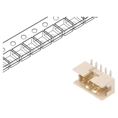 Conector PCB Minitek 2mm 10 PIN SMT 2A | Electronic-mag.ro | Componente Electronice