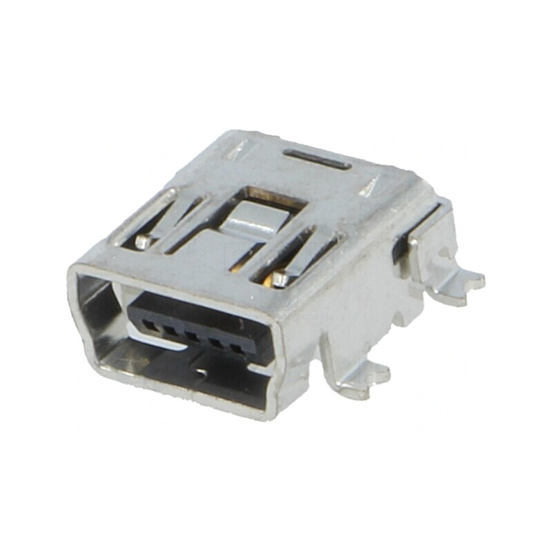 Conector USB B Mini 5-Pin Orizontal SMT | Electronic-mag.ro | Componente Electronice