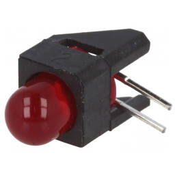 LED roșu 5mm 2mA Lentilă Difuză | Electronic-mag.ro | Componente Electronice