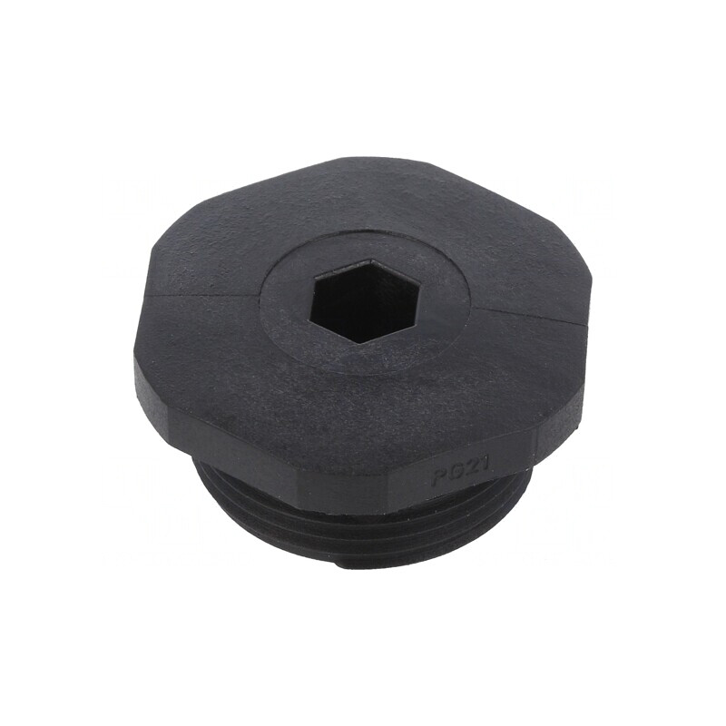 Capac de Protecție PG21 IP54 Negru Poliamidă | Electronic-mag.ro | Componente Electronice