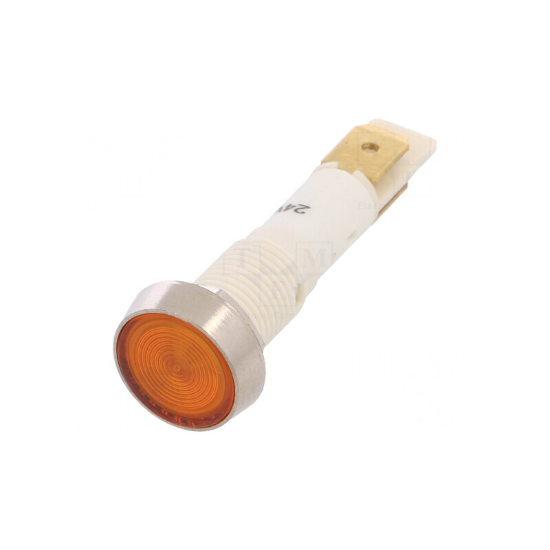 Lampă LED Control Galbenă 24V Ø10mm Plastic | Electronic-mag.ro | Componente Electronice Lampă LED Control Galbenă 24V Ø10mm Plastic | Electronic-mag.ro | Componente Electronice